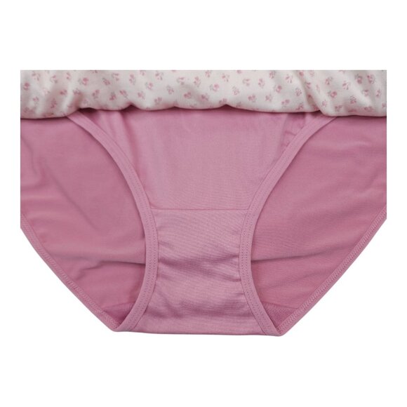 Laura Ashley Womens 6-Pack Super Soft Briefs Medium Floral Solid 1 Extra w/ Hole - Picture 14 of 16